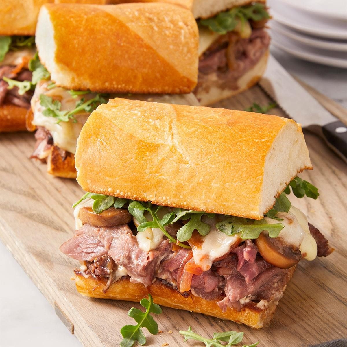 Prime rib sandwich