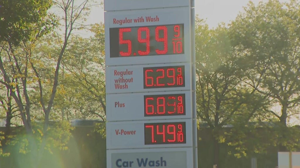 Chicago gas prices soar past $6 a gallon in some areas, Illinois gas ...