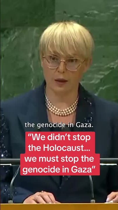UNGA speech calls for end to Gaza genocide