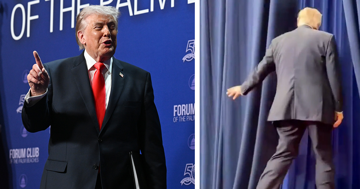 Mysterious hand signal spotted between Donald Trump and Secret Service ...