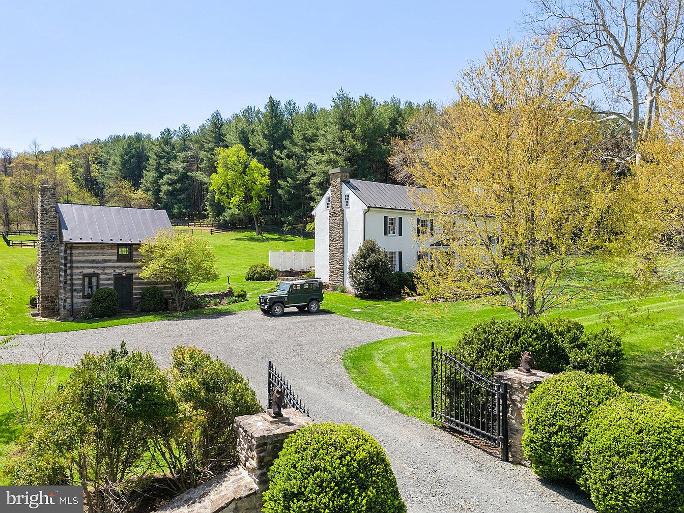Timeless 1820 estate in Upperville, Virginia, featuring restored 1700s ...
