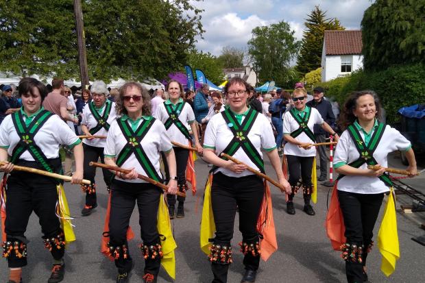Pictures crowds flock to see revival of May Day traditions
