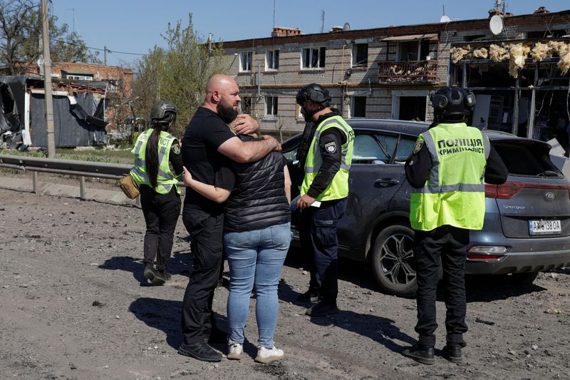 Russian missile strike kills six in Ukraine's Kharkiv region, officials say