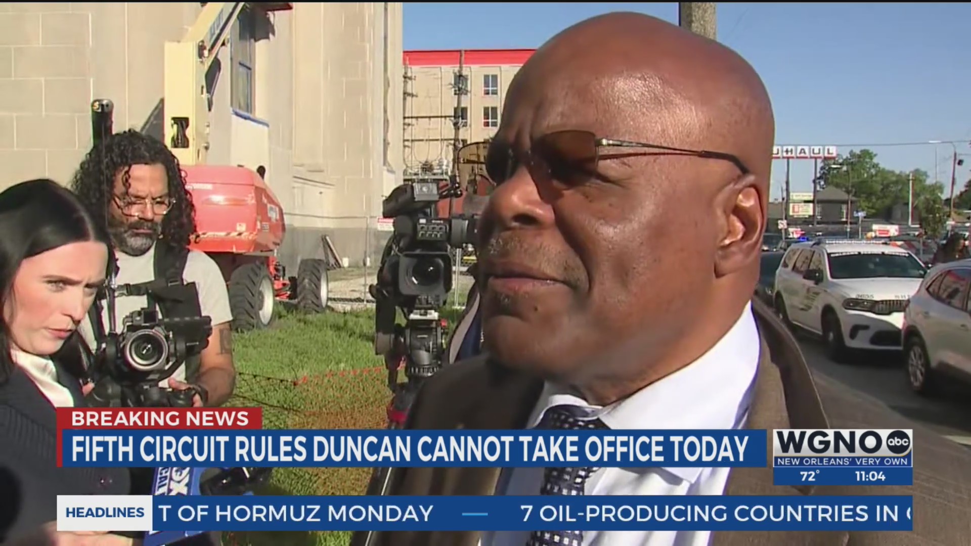 Fifth Circuit Appeals Court ruling halts Duncan from taking office Monday