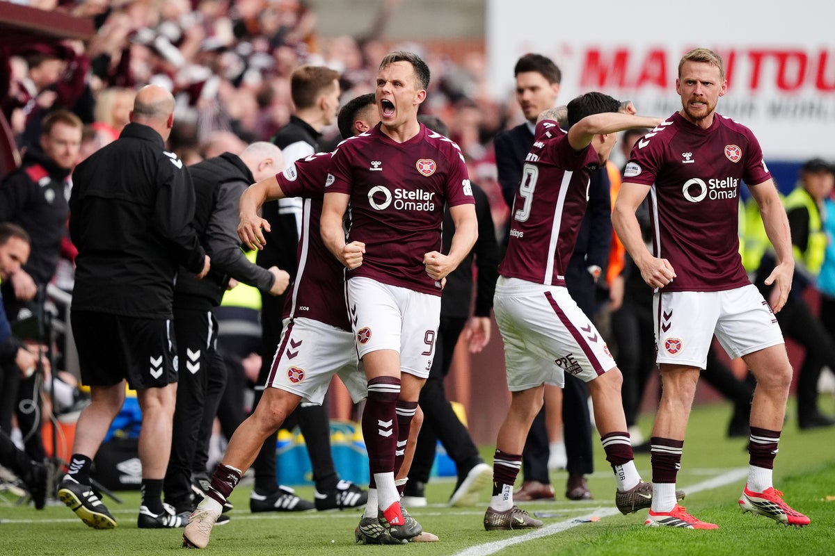 Shankland fires winner against Rangers to boost Hearts’ title bid