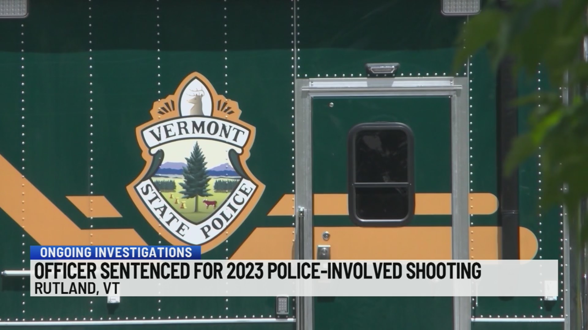 Rutland officer sentenced for 2023 police-involved shooting