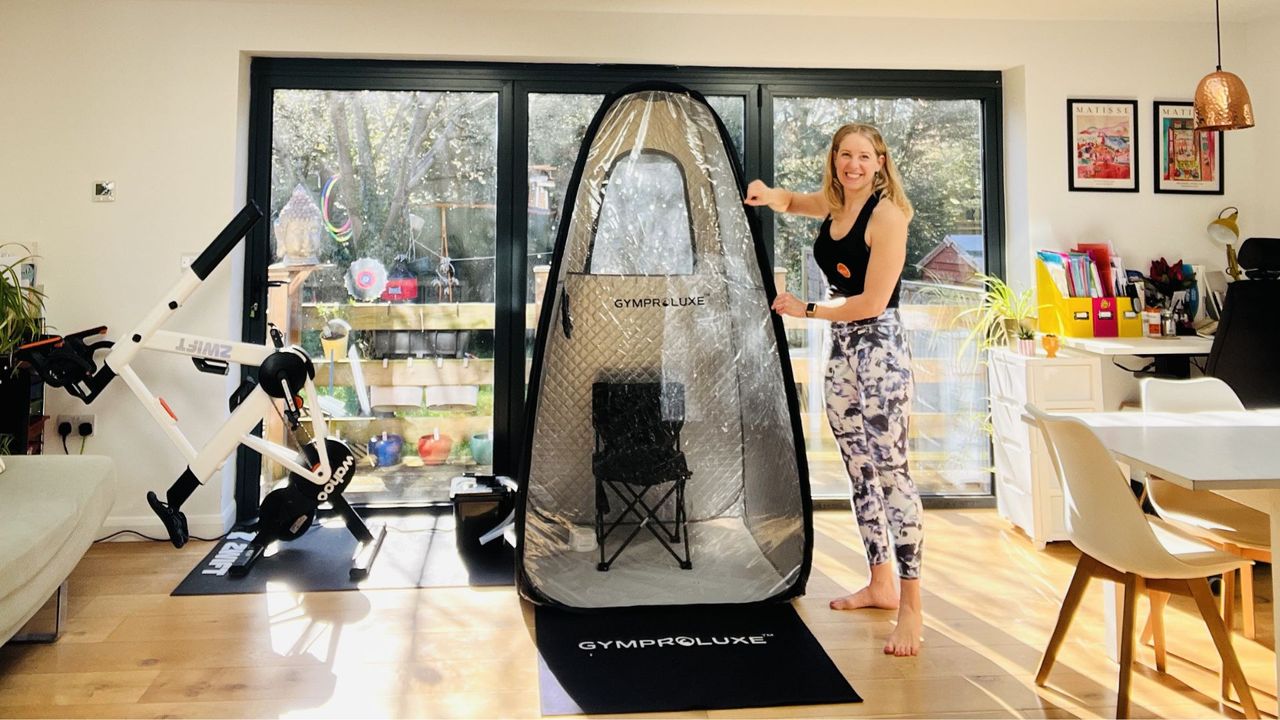 I tried the Gymproluxe portable sauna pod—I didn’t expect to like it ...