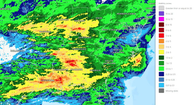 Severe storms to rattle central, eastern US in first full week of May