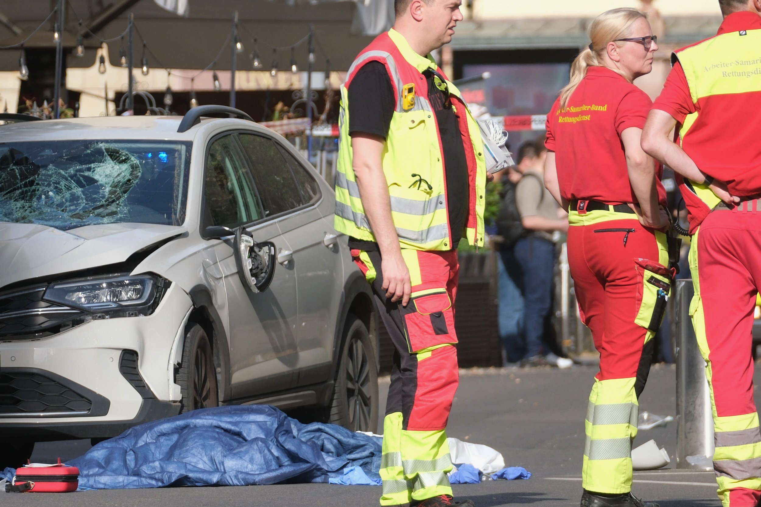 Two dead and at least 20 injured after car ploughs into crowd in German ...