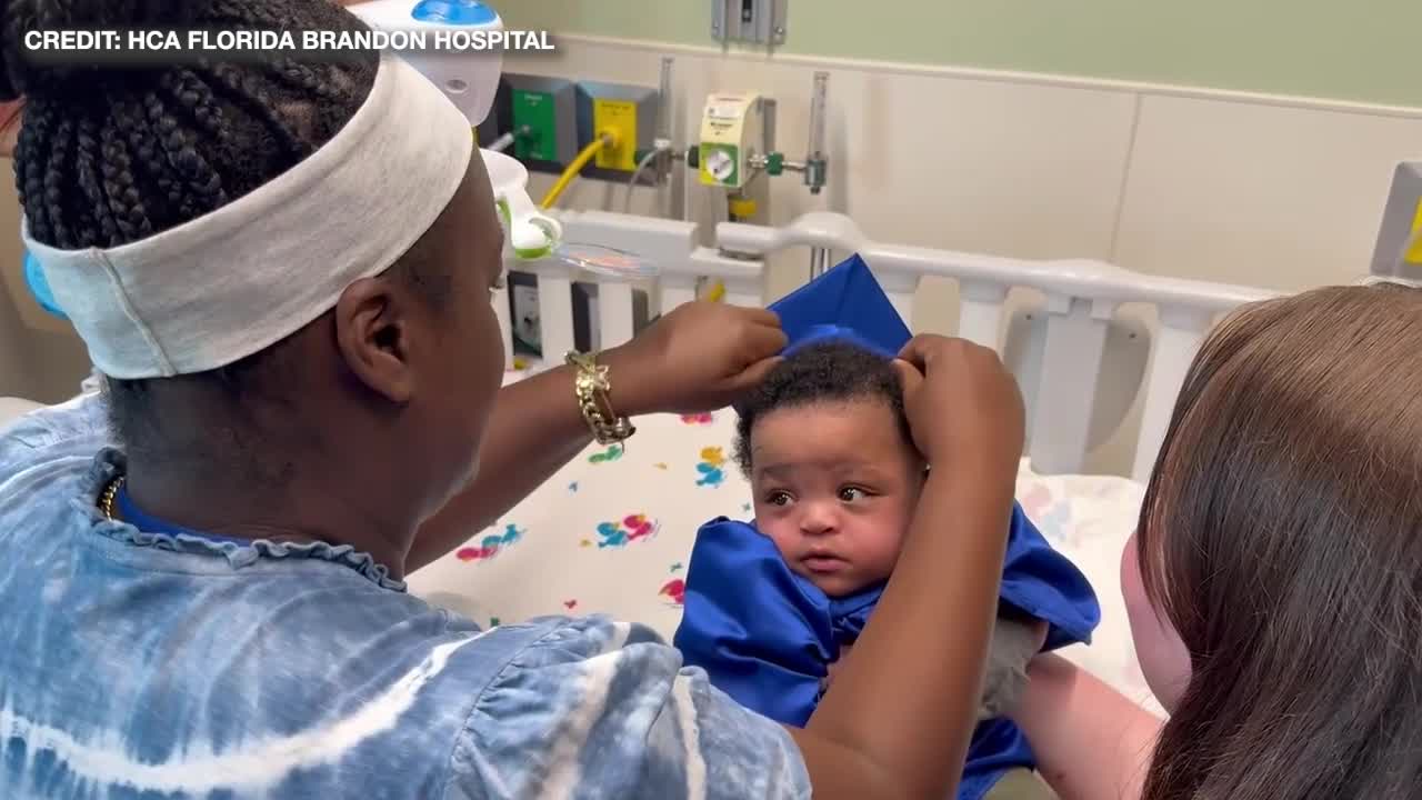 Baby boy heading home after 196 days in Brandon Hospital NICU