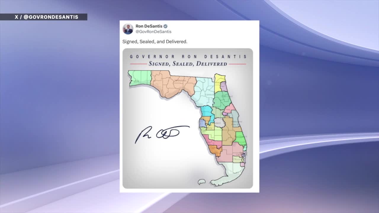 New congressional map signed into law, then sued within hours