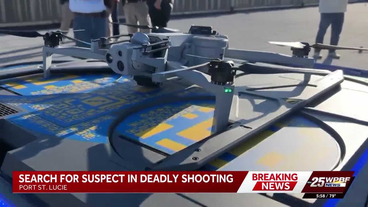 Police and US Marshals search for suspect in Port St. Lucie shooting