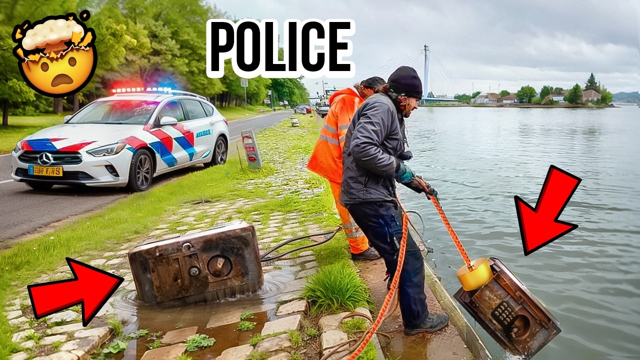 Sensational criminal evidence found! Magnet fishing jackpot (police ...