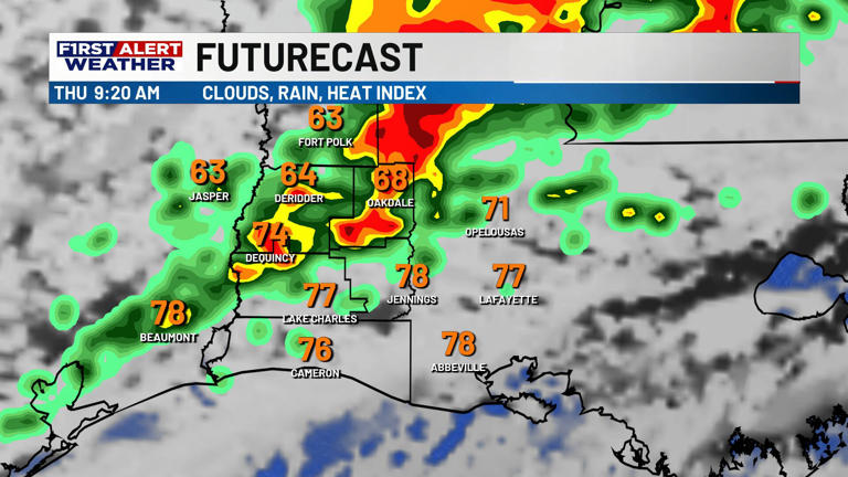 First alert forecast: Warm week ahead for southwest Louisiana, but rain ...