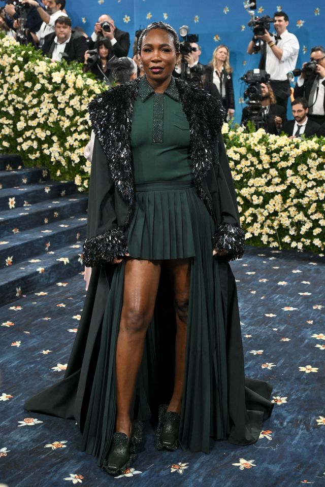 Venus Williams's crystal mesh Met Gala 2026 dress is inspired by a portrait  of herself and pays tribute to her family and career