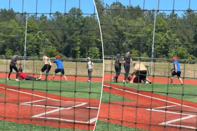 Sheriff’s deputy, umpire arrested in wild Grand Slam baseball brawl