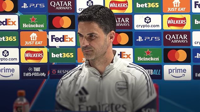 Arsenal ready to play like 'beasts', Mikel Arteta warns Atletico Madrid