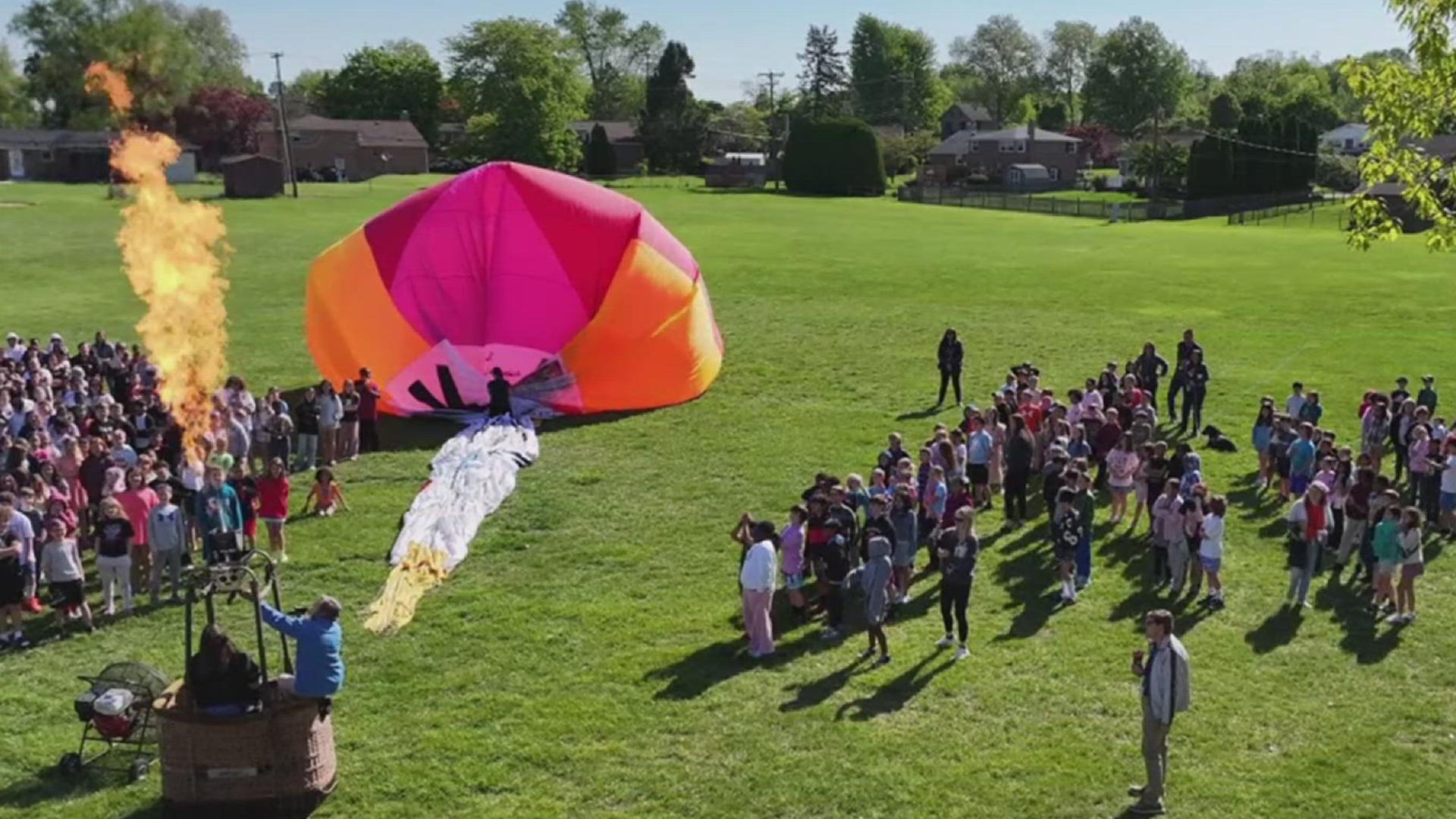 York County students participate in 'Balloon Talk' assembly