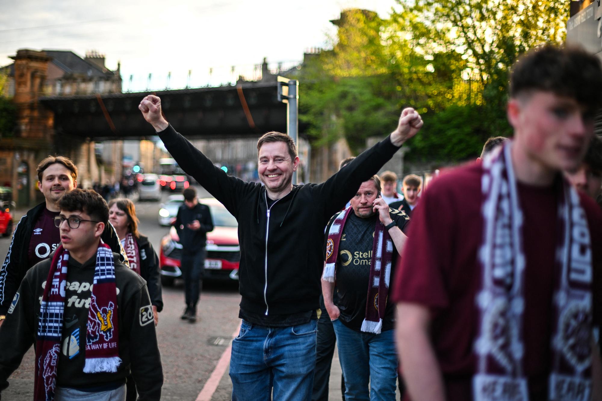 In pictures: 25 of the best fan photos as Hearts take a huge step ...