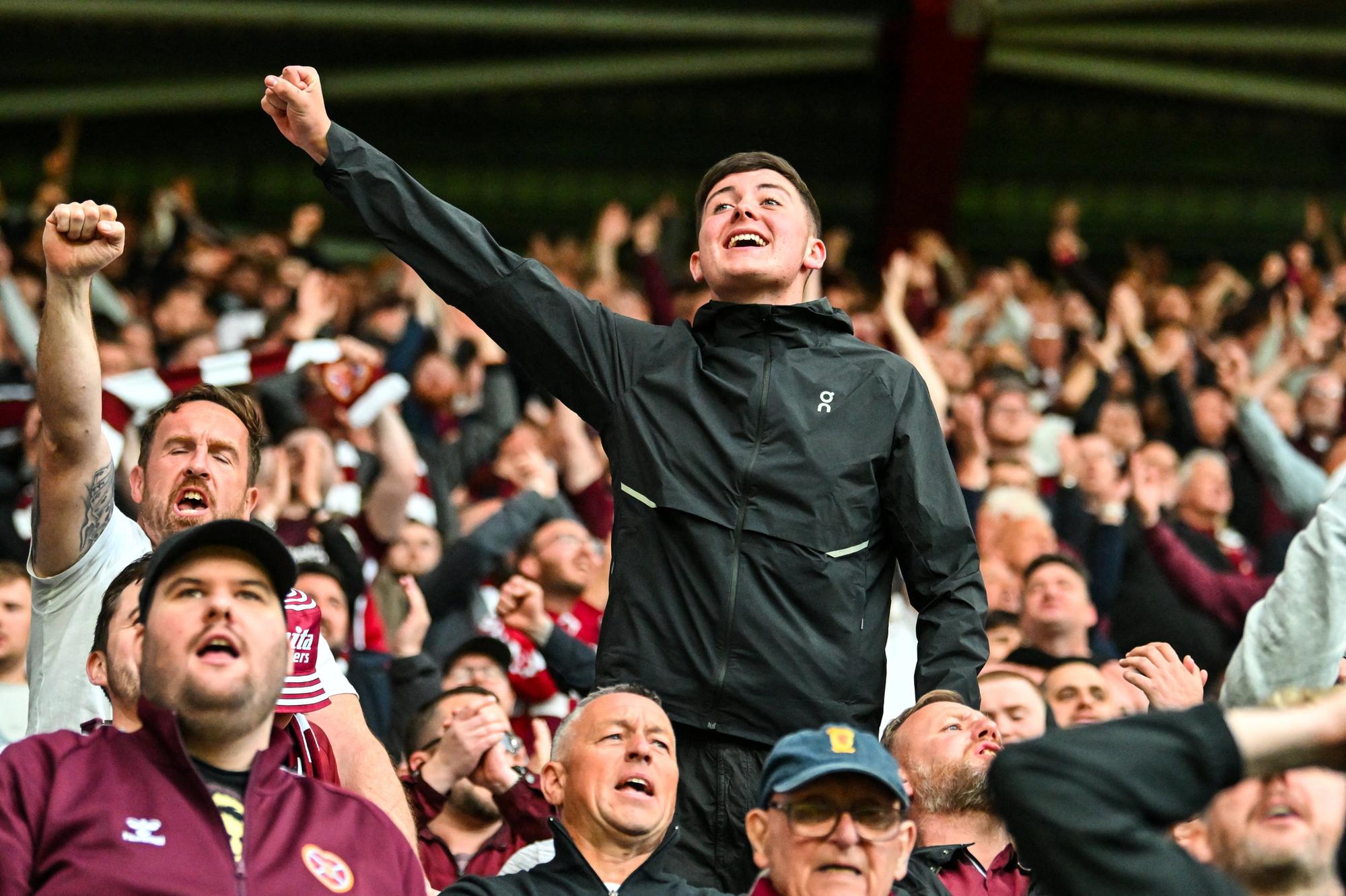 In pictures: 25 of the best fan photos as Hearts take a huge step ...