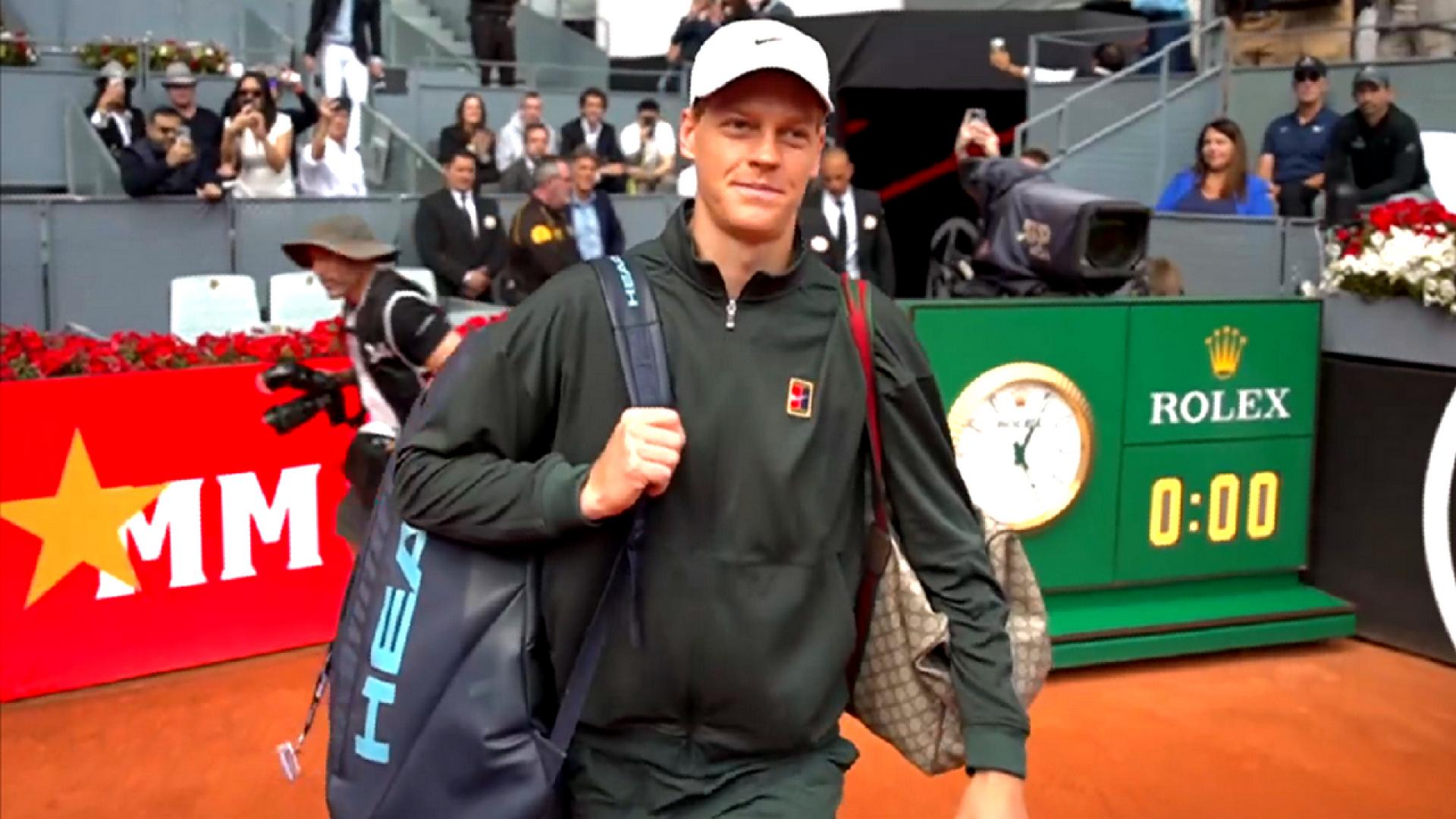 Watch: Jannik Sinner arrives in Rome, chases Masters 1000 glory