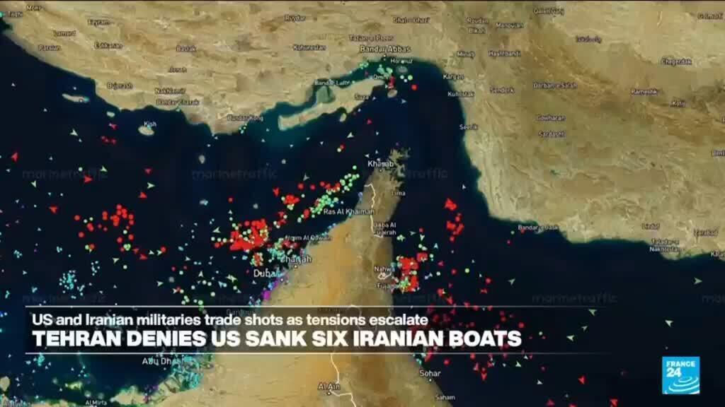 Iran fires 'warning shots' as US Navy says its ships entered Gulf via ...