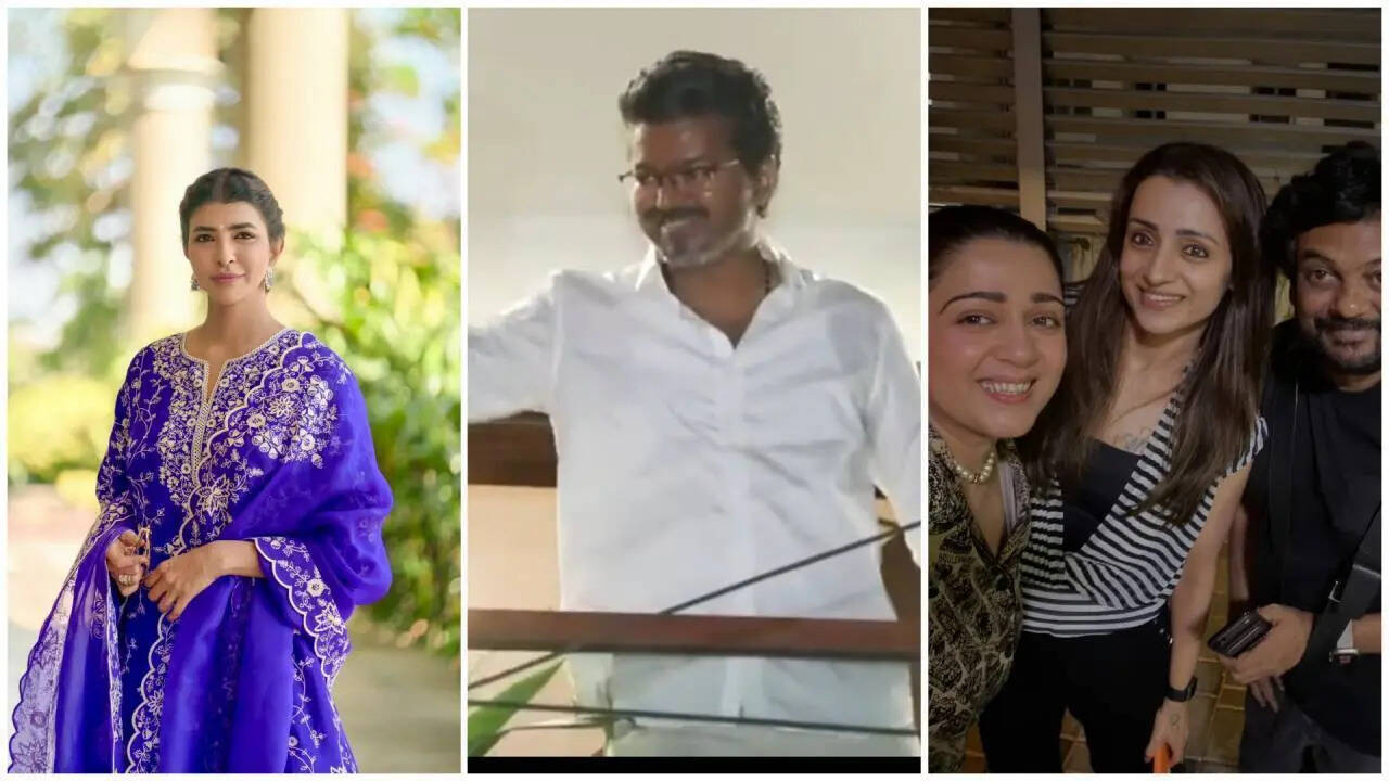 Charmme Kaur calls Trisha Krishnan a 'lucky mascot' as Vijay wins Tamil ...