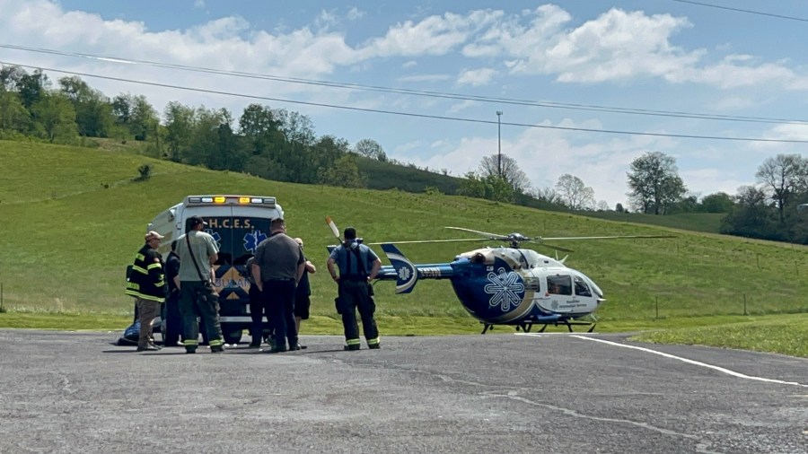 Motorcyclist flown to Ruby after crash in Harrison County