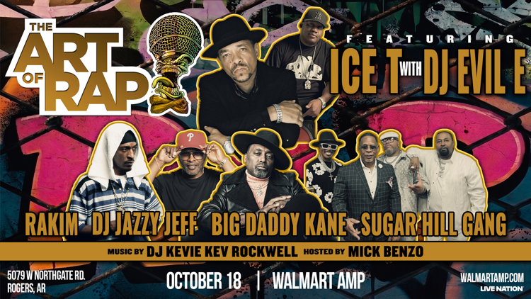 Art of Rap Tour featuring Ice-T coming to the Walmart AMP