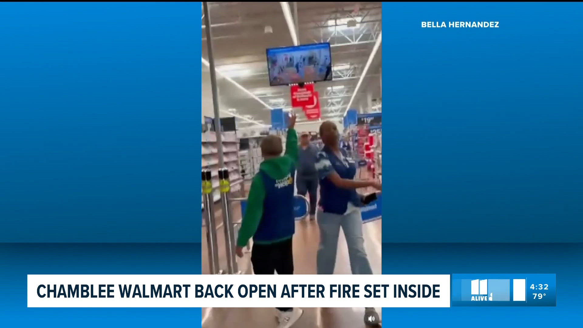 Walmart in Chamblee reopens after police say man started fire inside store