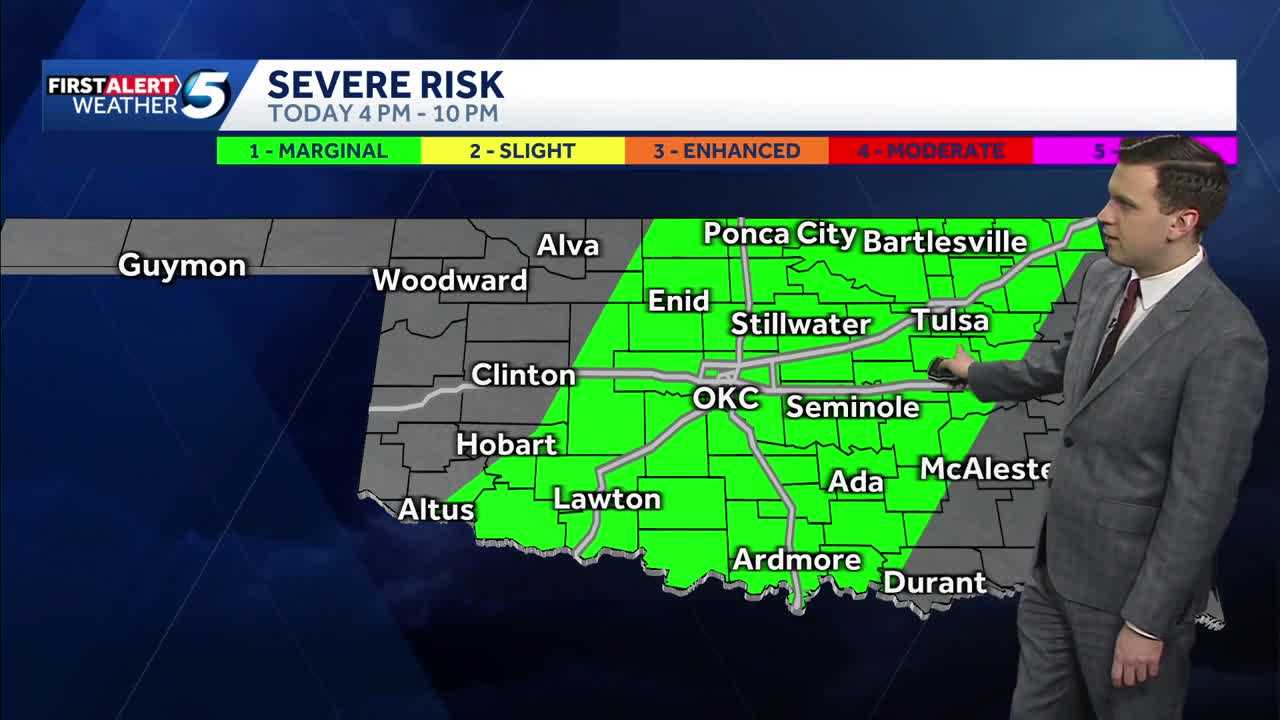Timeline: Storms bring risk of hail and strong winds Monday afternoon ...