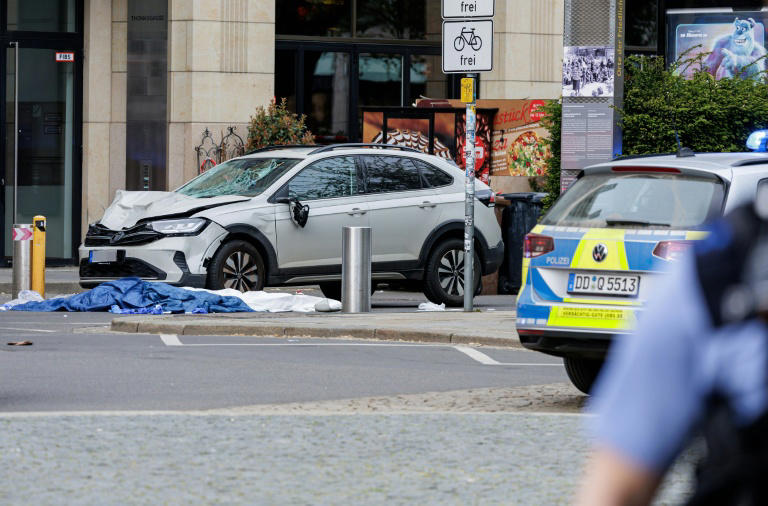 Two dead as car ploughs into crowd in Germany's Leipzig