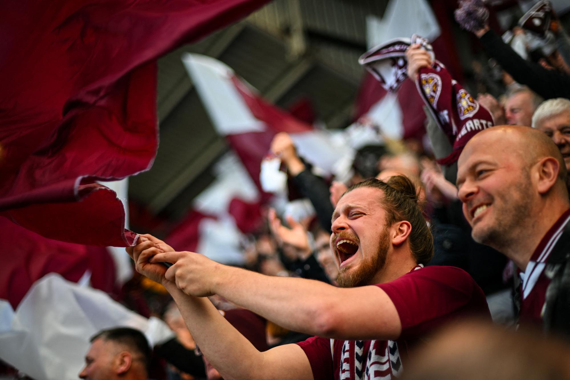 In pictures: 25 of the best fan photos as Hearts take a huge step ...