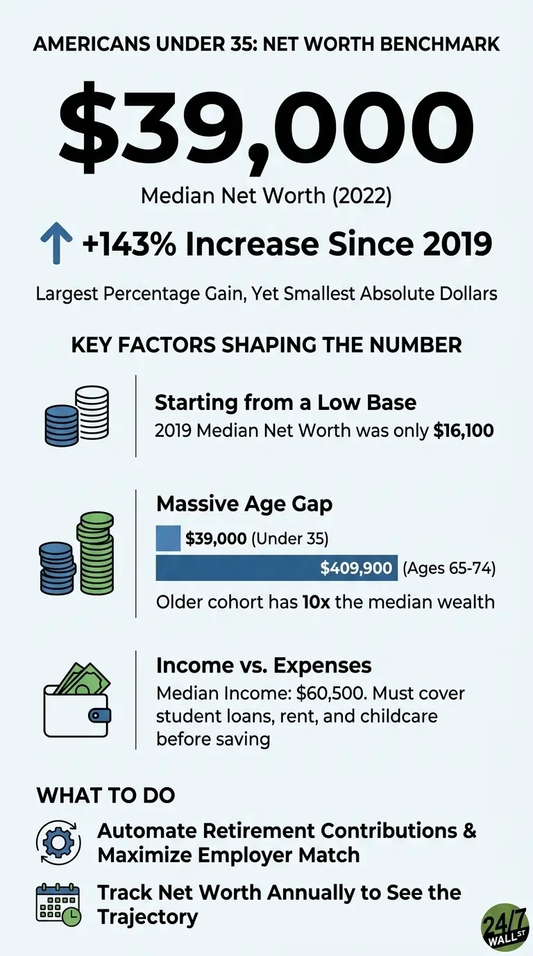 The 143% wealth gain under 35 masks a harsh reality: $370,000 behind ...