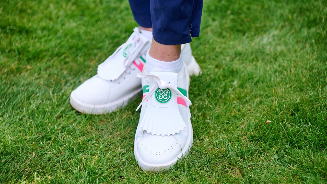G/FORE G.112 stripe kiltie golf shoe review: Style meets stability