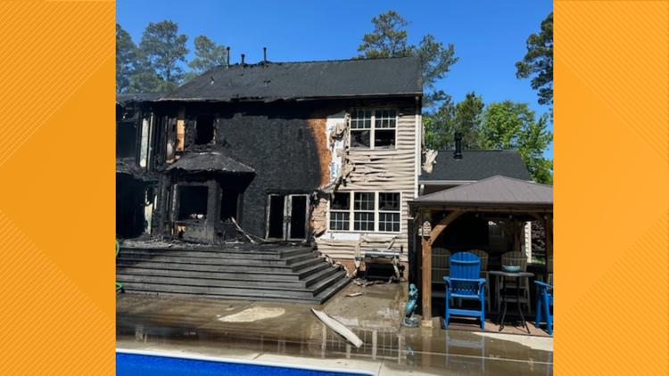 3 people, 3 dogs displaced from Virginia Beach home after fire