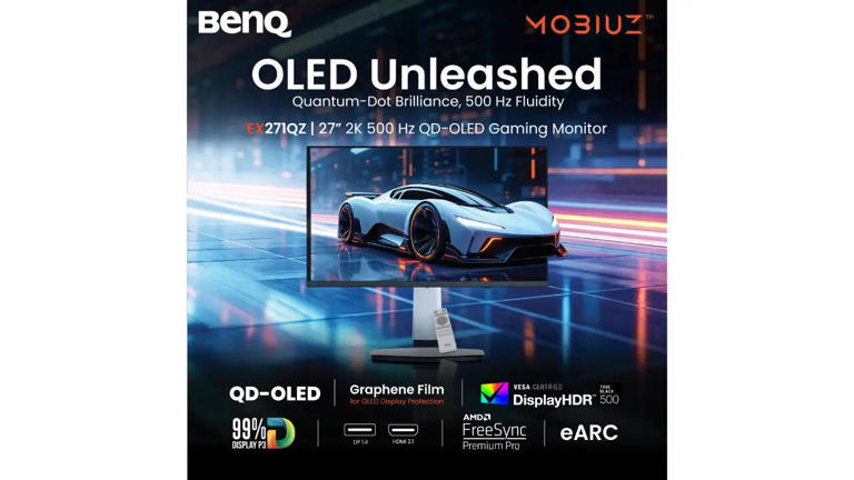 BenQ launches Mobiuz EX271QZ 27-inch QHD 500Hz QD-OLED gaming monitor ...