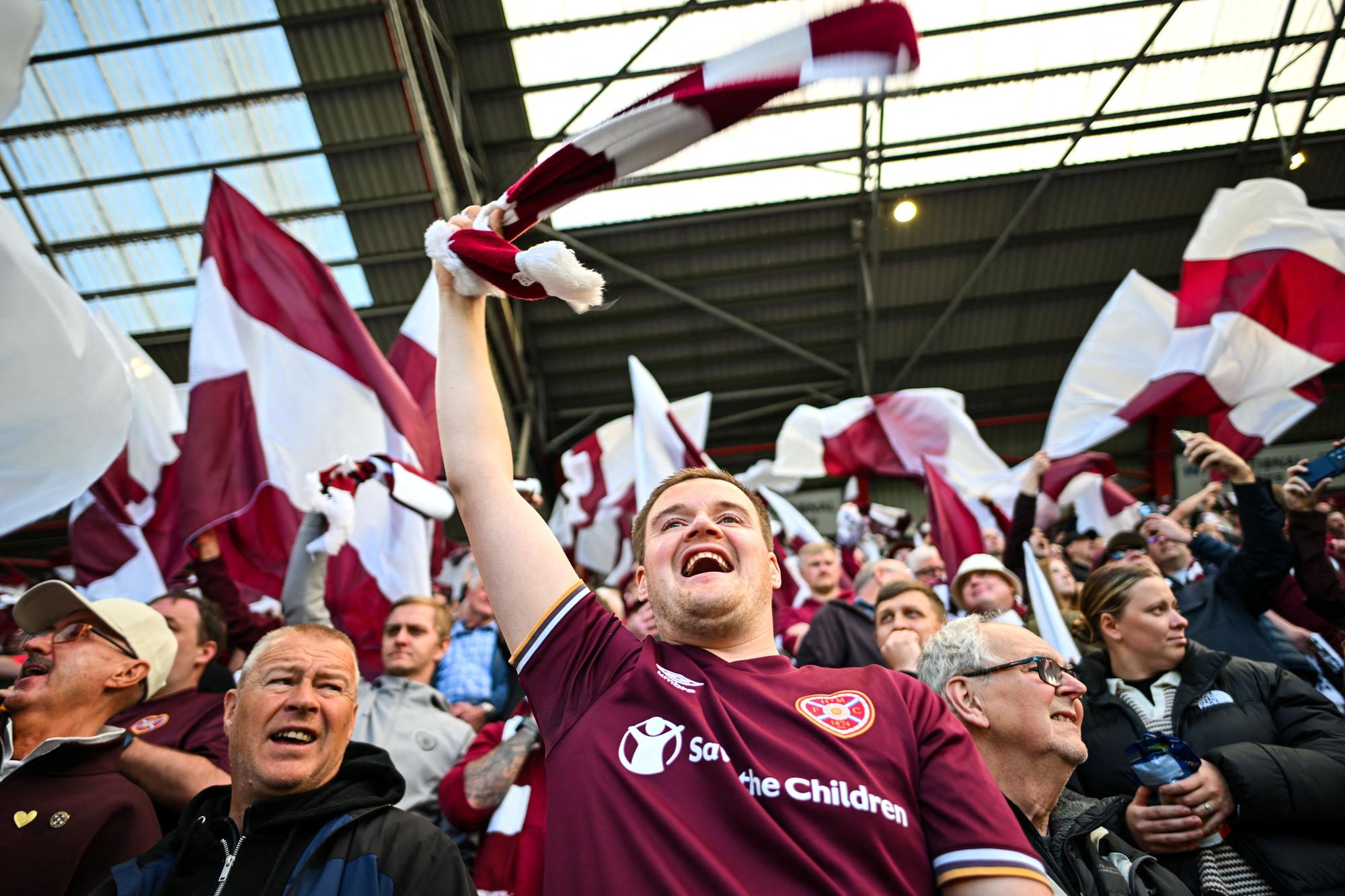 In pictures: 25 of the best fan photos as Hearts take a huge step ...