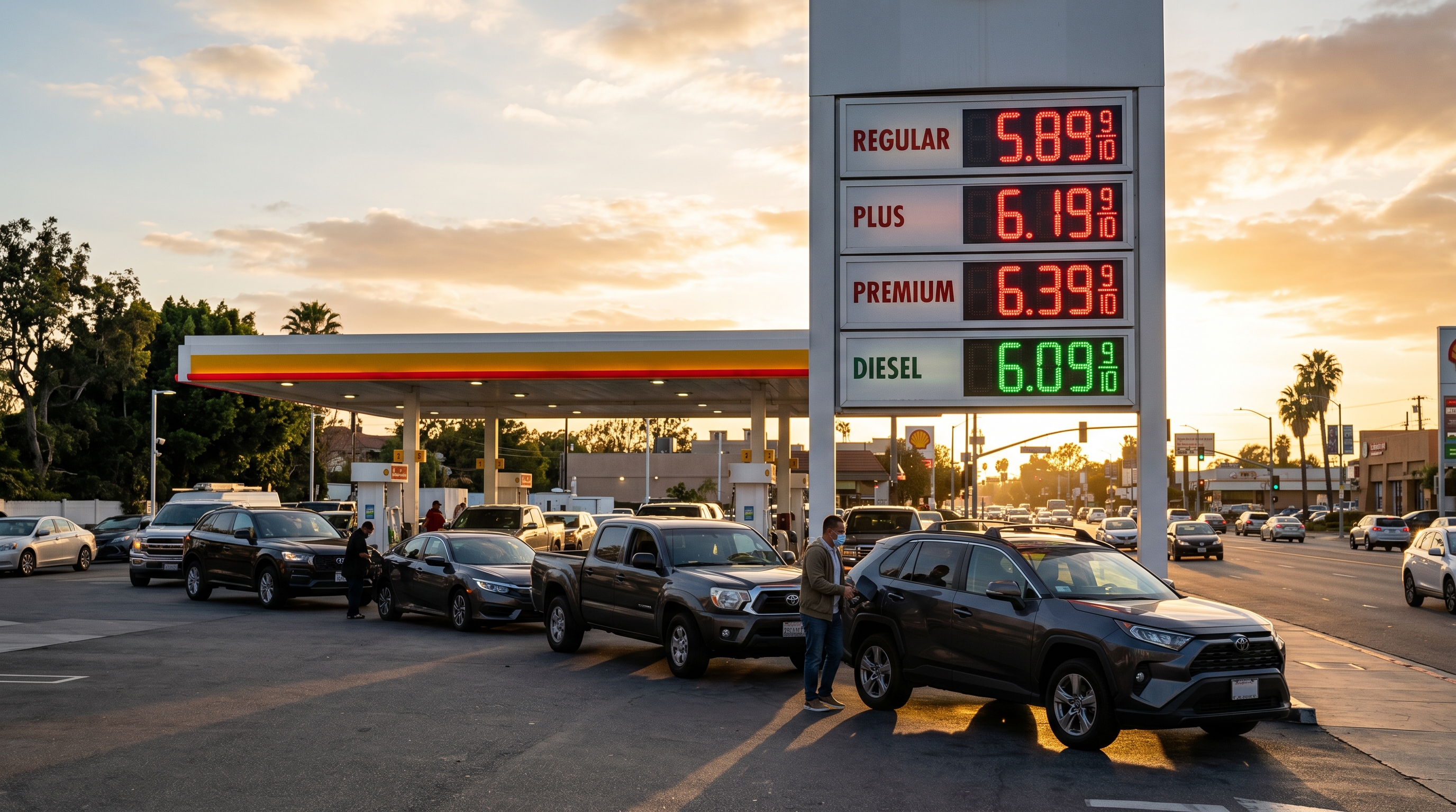 Gas prices hit $4.46 a gallon and rising in all 50 states — diesel tops ...
