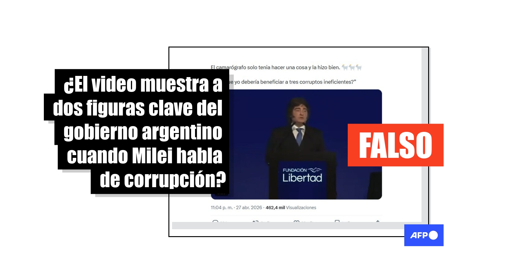 El video que enfoca a dos altos funcionarios de Milei cuando él habló ...
