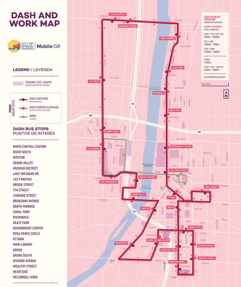 Grand Rapids tries out shorter DASH route with more frequent buses