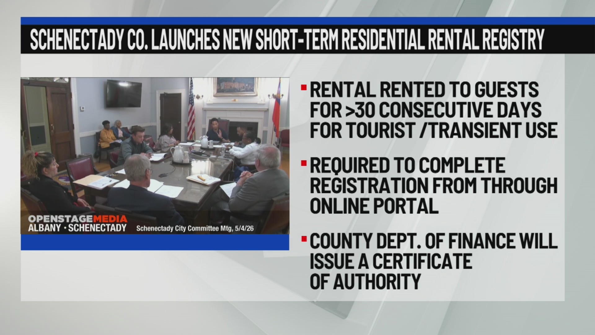 Schenectady Co. launches new short-term rental registry