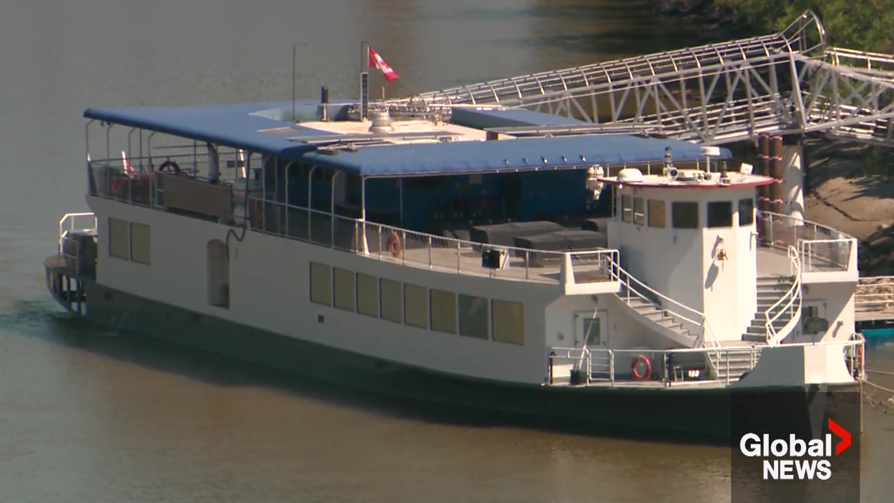 Edmonton Queen riverboat ready to tour the North Saskatchewan River