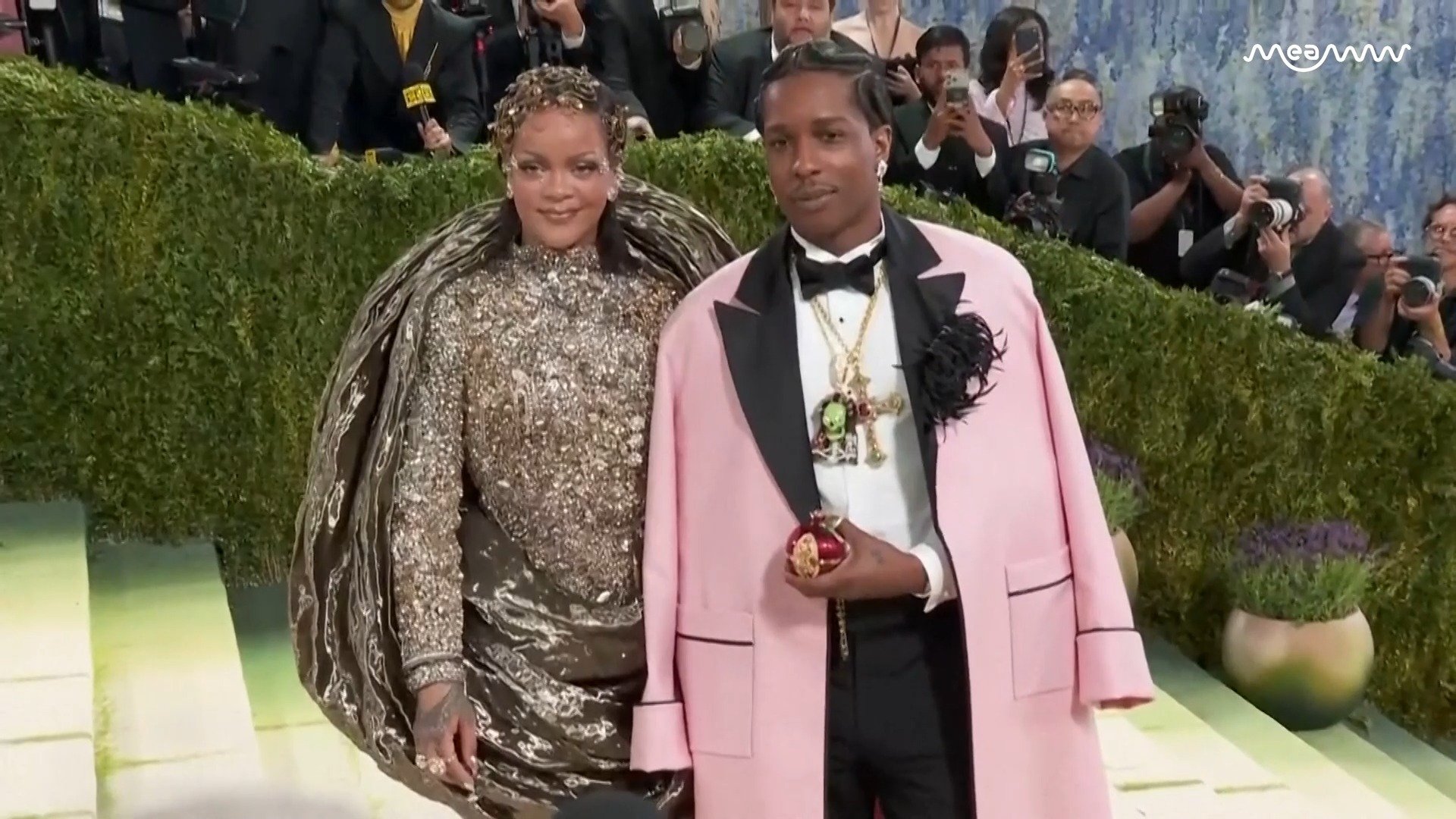 Rihanna shines bright like a diamond with A$AP Rocky in show-stopping ...