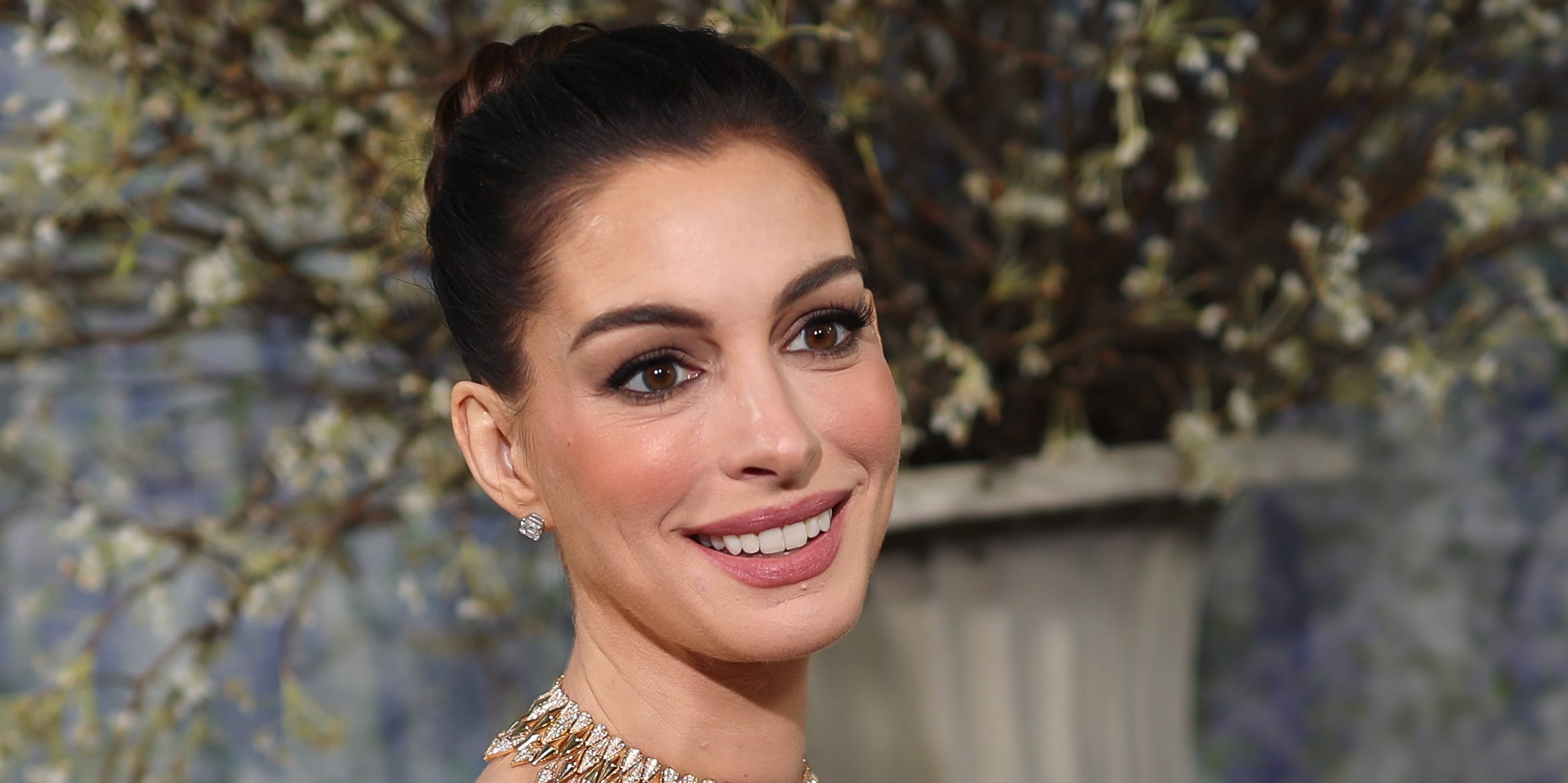 Anne Hathaway’s Gown Has a Secret Poetic Meaning