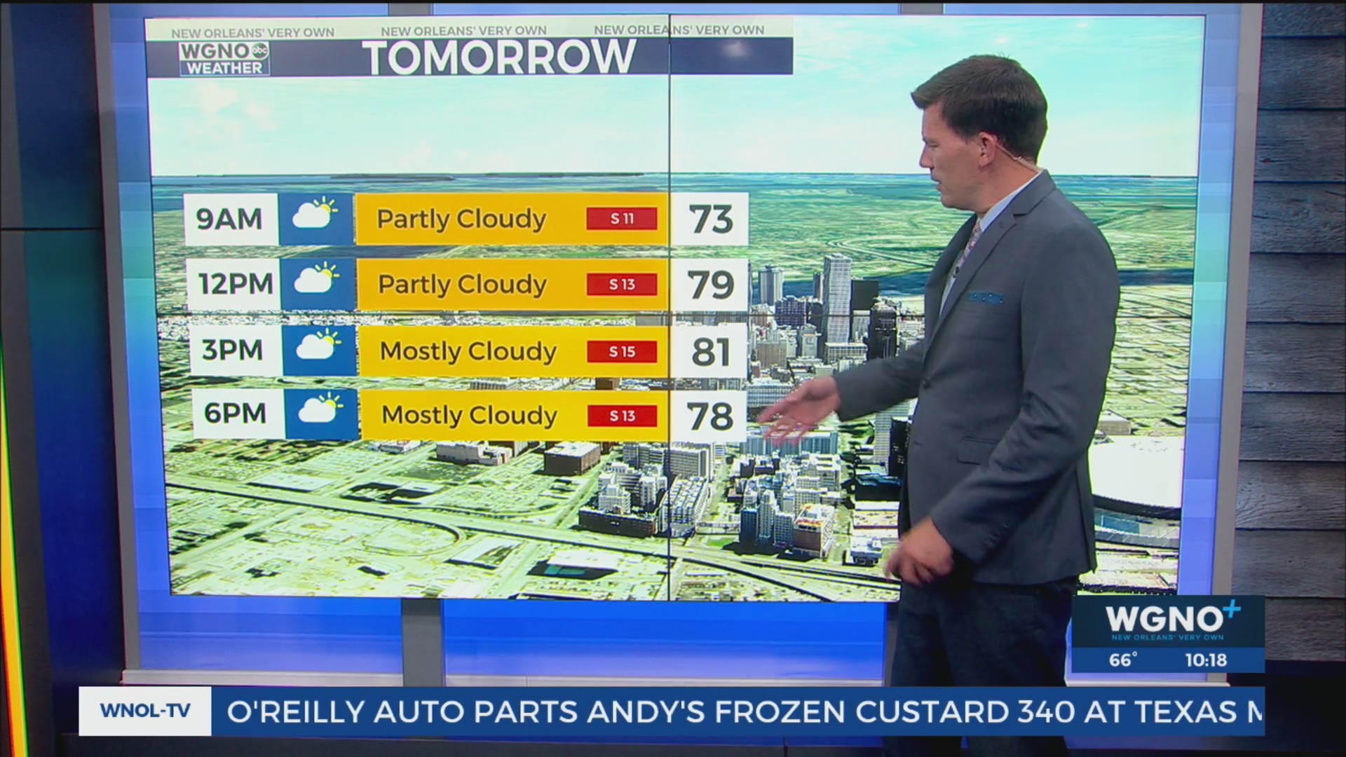Warm and breezy Tuesday as humidity increases