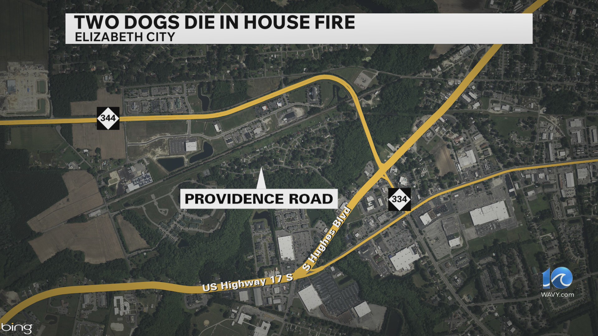 ECFD: Two dogs dead after Providence Rd fire