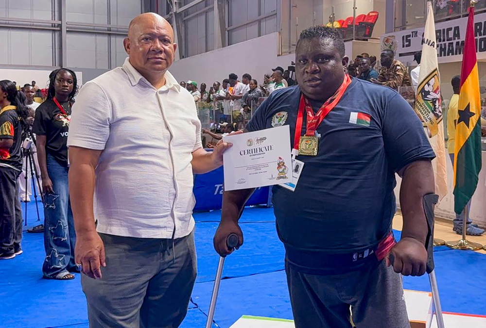 BRAS DE FER - CHAMPIONNAT D’AFRIQUE - Sitraka renoue avec le titre