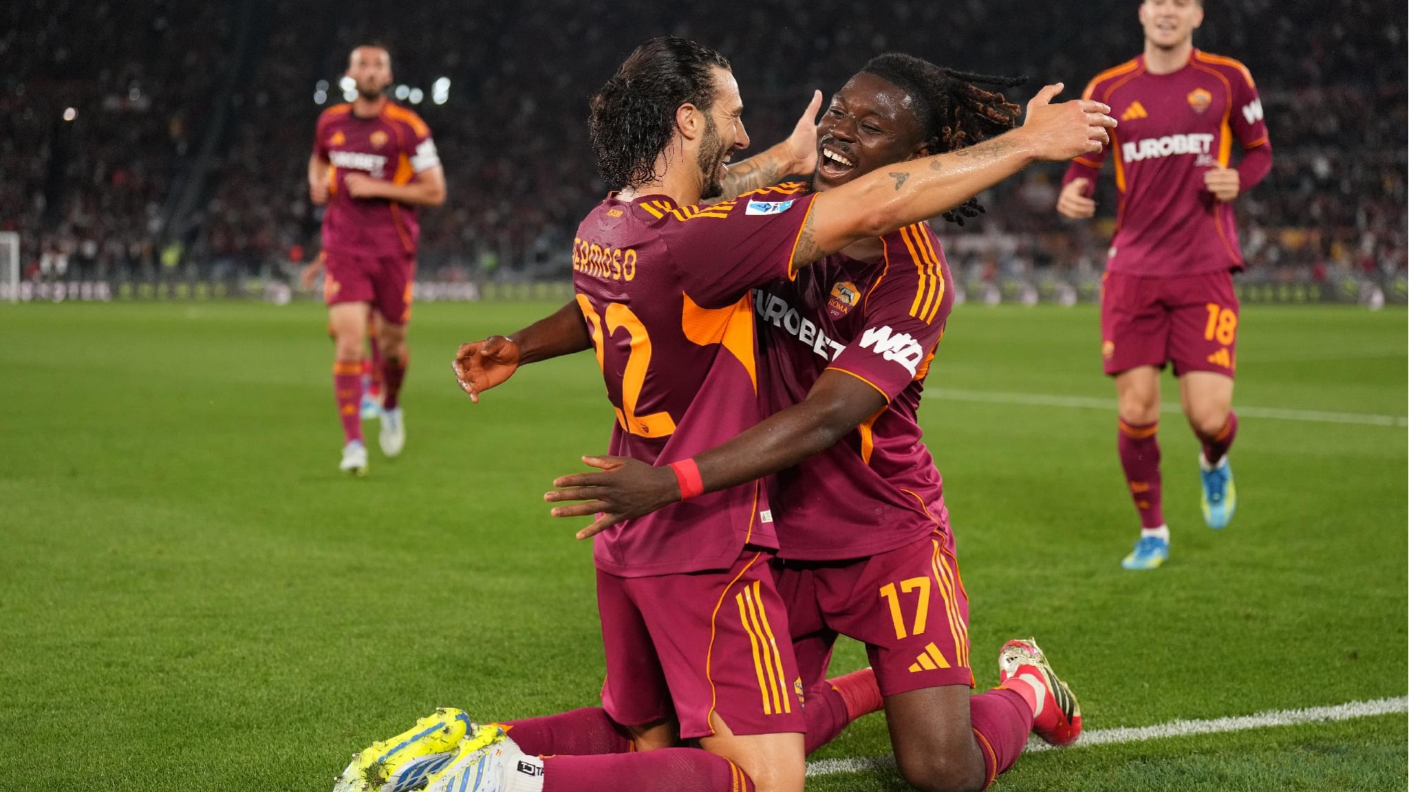 Roma Fiorentina 4-0, la sintesi della partita