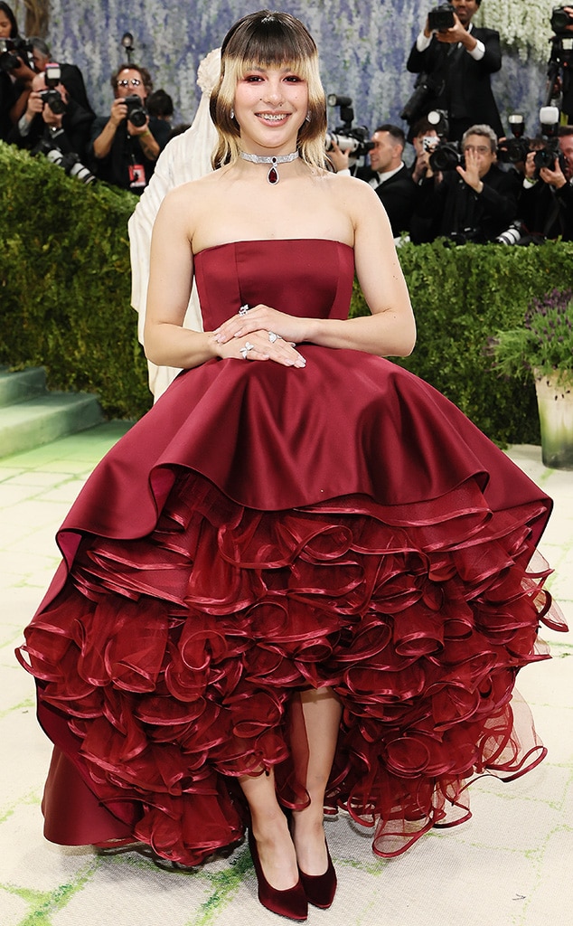 Olympics Maroon Figure Skating Dress Olympian Alysa Liu's Burgundy Met Gala  2026 Look Deserves A Gold Medal